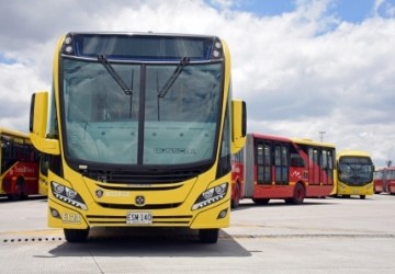 Bogot ser recorrida por 741 buses a gas Scania