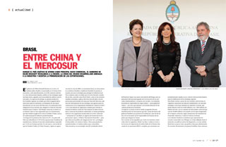 Entre China y el Mercosur
