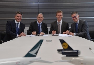 Cathay Pacific y Lufthansa operarn en conjunto